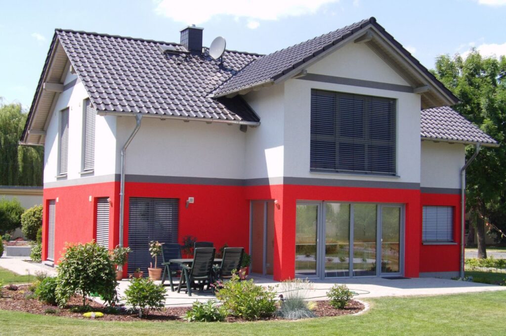 Haus mit Satteldach