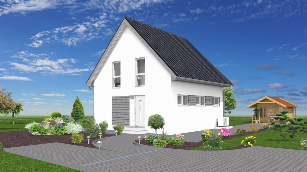 Klein aber Fein Satteldachhaus 92
