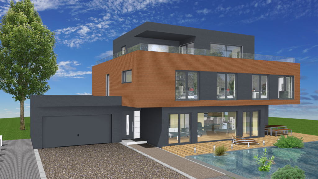 Bauhaus 392 mit Garage
