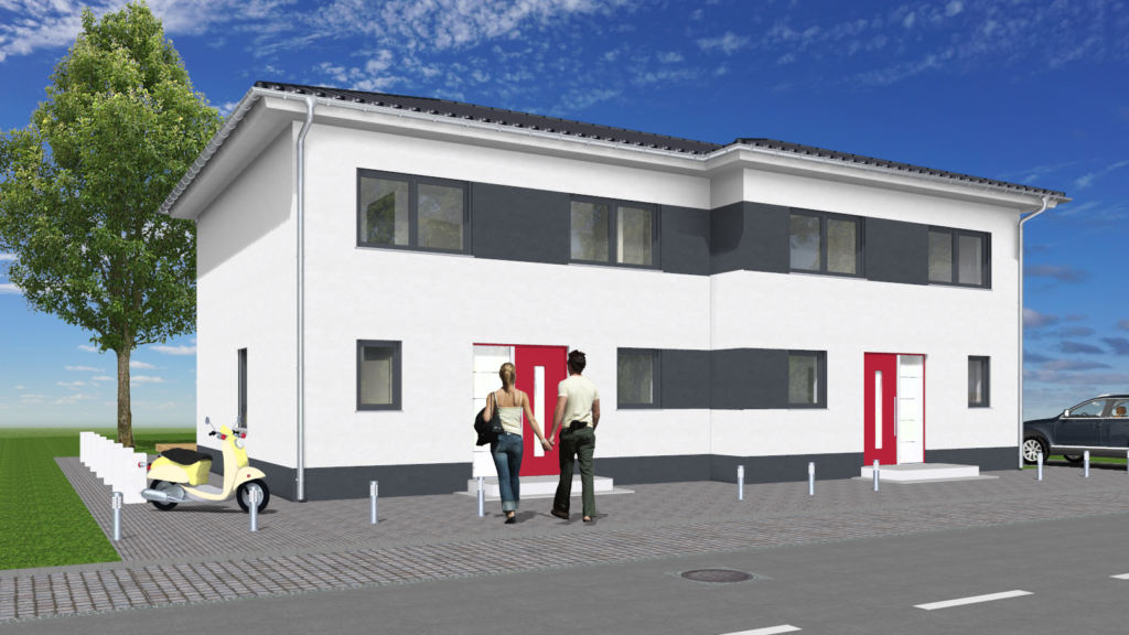 Doppelhaus 2 (Walmdach)