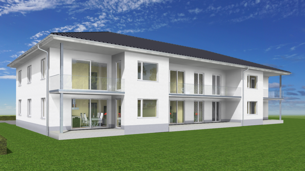 Mehrfamilienhaus 6 WE mit Balkon
