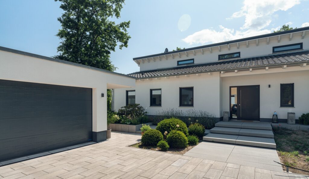 Ein 140 Quadratmeter großes Pultdachhaus,